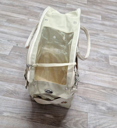 Karlie Transportbox für kleine Haustiere aus Nylon in Beige XL – Bild 1 von 6