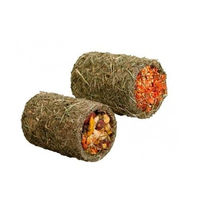 Produktbild von Karlie Tubez Nagertunnel für Nagetiere mit Heu und Gras 125 g - 125 g