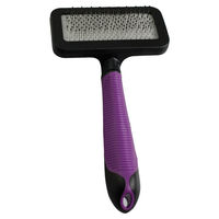 Produktbild von Karlie Universalbürste für Katzen mit Griff lila-schwarz Größe M - 1 Stk.