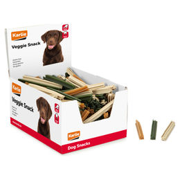Produktbild von Karlie Veggie Stange Mix 12 cm Hundesnacks vegan ohne Konservierungsstoffe 190 Stück - 190 x 12 cm