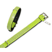 Produktbild von Karlie Vintage Audrey Halsband aus Leder in Grün mit Strass besetzt 30 mm x 55 cm