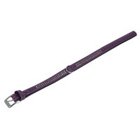 Produktbild von Karlie Vintage Strass-Halsband aus Leder in Lila 65cm/40mm
