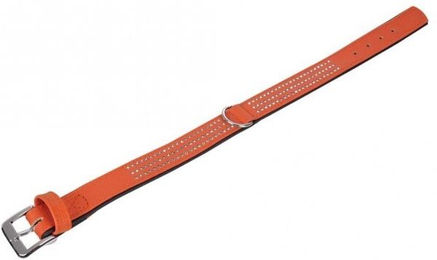 Karlie Vintage Strass Halsband Orange 3-reihig 55cm 30mm – Bild 1 von 1