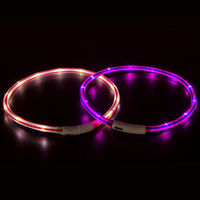 Produktbild von Karlie Visio Light LED-Leuchtschlauch mit USB gestreift violett-pink - 1 Stk.
