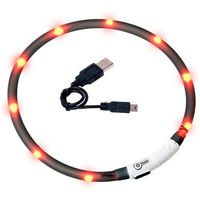 Produktbild von Karlie Visio Light LED Schlauchhalsband für Hunde Blau mit Akku und wasserabweisender Funktion - 1 Stk.