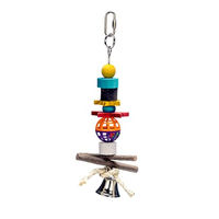 Produktbild von Karlie Vogel Spielzeug Glocke aus Holz und Lava Multicolor 27 cm