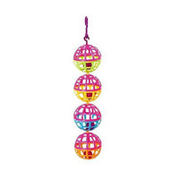 Produktbild von Karlie Vogelspielzeug Bunte Kunststoff Bällchen 18 cm