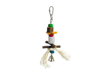Produktbild von Karlie Vogelspielzeug Lava-Holz-Glocke bunt 21 cm