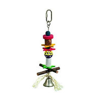 Produktbild von Karlie Vogelspielzeug Lava-Holz-Glocke bunt 32 cm