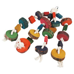 Produktbild von Karlie Vogelspielzeug Perlensitzstange aus Seil, bunt, 14 x 55 cm