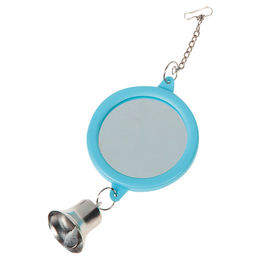 Produktbild von Karlie Vogelspielzeug Spiegel mit Glocke aus Kunststoff in Blau Türkis 6 cm - 1 Stk.
