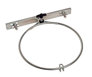 Karlie Wand- und Zwingerhalterung für Futterschale aus Edelstahl in Silber - 1,8 l – Bild 1 von 5