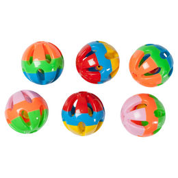 Produktbild von Karlie Wiggle Ball Hundespielzeug aus Kunststoff bunt 7,5 cm - 300 g