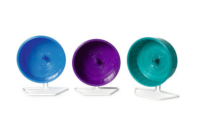 Karlie Willy Wheel Laufrad Nagerspielzeug aus Kunststoff für Hamster und Mäuse 13 cm bunt – Bild 1 von 3