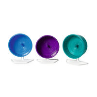 Produktbild von Karlie Willy Wheel Laufrad Nagerspielzeug aus Kunststoff für Hamster und Mäuse 13 cm bunt
