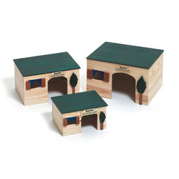 Produktbild von Karlie Wonderland Haus Ecco Nagerhäuschen aus Holz in Braun 29 x 23 x 18 cm