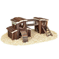 Produktbild von Karlie Wonderland Nagerspielplatz Ole Häuschen aus Naturholz für Hamster und Nager 45x17x20 cm - 1 Stk.