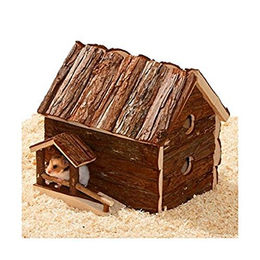 Produktbild von Karlie Wonderland Naturholzhaus für Nager aus Holz Braun 27 x 25 x 25 cm