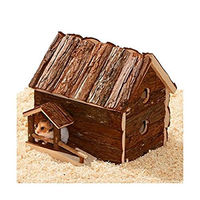 Produktbild von Karlie Wonderland Naturholzhaus für Nager aus Holz Braun 27 x 25 x 25 cm