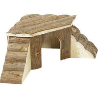 Produktbild von Karlie Wonderland Naturholzhaus mit Leiter für Nager 48 x 48 x 21 cm natur