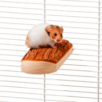 Produktbild von Karlie Wonderland Sitzboard aus Holz für Hamster und Meerschweinchen in Natur Braun 17x8x4 cm