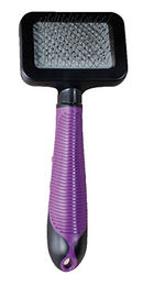 Karlie Zupfbürste für Katzen mit Metallstiften und Griff Lila-Schwarz Größe S - 1 Stk. – Bild 1 von 5