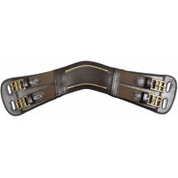 Produktbild von Karlslund Anatomisch geformter Sattelgurt aus Leder Braun 35 cm - 35 cm