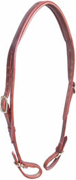 Produktbild von Karlslund Anatomisch geformtes Genickstück aus Leder für Pferde Braun Kombi