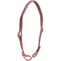Produktbild von Karlslund Anatomisch geformtes Genickstück aus Leder für Pferde Braun Kombi