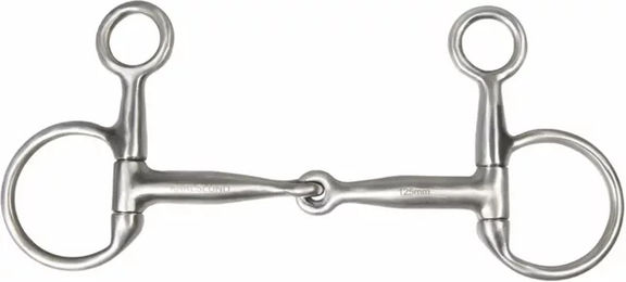 Produktbild von Karlslund Baucher-Gebiss für Pferde aus Titan in Silber