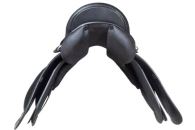 Produktbild von Karlslund D Sattel aus Leder 17 Zoll 46cm Gelb 73 Grad