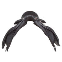Produktbild von Karlslund D Sattel aus Leder 17 Zoll 46cm Grau/Braun 86°