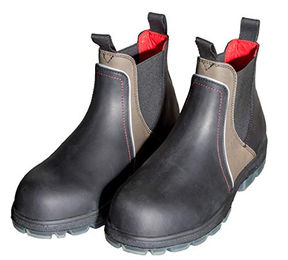 Karlslund Fjötla Air Jodphur Sicherheitsreitstiefel aus Leder Schwarz Größe 44 – Bild 1 von 4