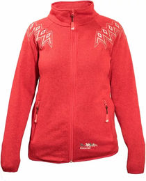 Produktbild von Karlslund Fleece Pullover für Damen in Rot Größe S