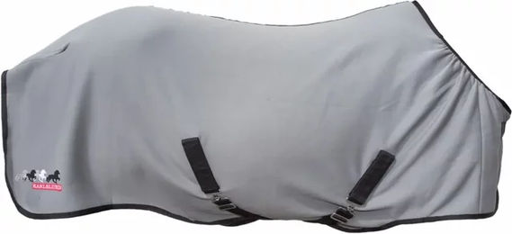 Produktbild von Karlslund Fleecedecke für Pferde aus Polyester in Grau 125 cm