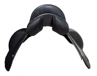 Karlslund Flóki Leder Sattel 17 Zoll 46cm Gelb 73 Grad – Bild 1 von 3