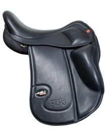 Karlslund Flóki Sattel aus Leder 17 Zoll 46cm Grau Braun 86 Grad – Bild 1 von 5