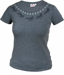 Produktbild von Karlslund Gæðingur T-Shirt für Damen in Grau Grösse XS