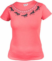 Produktbild von Karlslund Gæðingur T-Shirt für Damen in Rot Größe S