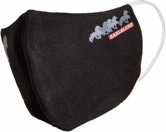 Produktbild von Karlslund Gesundheitsmaske Unisex aus Polyester wasserabweisend Schwarz 15x20 cm