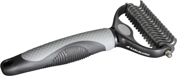 Produktbild von Karlslund Grooming-Set zur Fellpflege in Schwarz und Grau
