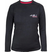 Produktbild von Karlslund Hekla Damen Pullover aus Merinowolle Schwarz Größe L