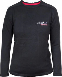 Produktbild von Karlslund Hekla Damen Pullover aus Merinowolle Schwarz XL