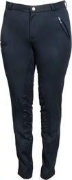 Produktbild von Karlslund Iceland Reithose für Mädchen mit Vollgrip und rutschfester Oberfläche in Schwarz