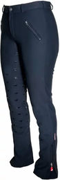 Karlslund Jökull Full Grip Winter Reithose Damen aus Nylon wasserabweisend Schwarz 46L – Bild 1 von 2
