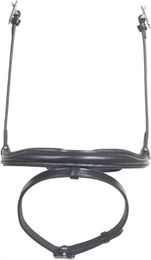 Produktbild von Karlslund Kombiniertes Reithalfter Soft Anatomical English aus Leder in Schwarz für Pferde