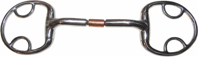 Produktbild von Karlslund Komfort Gebiss für Pferde aus Edelstahl in Silber 11,5 cm