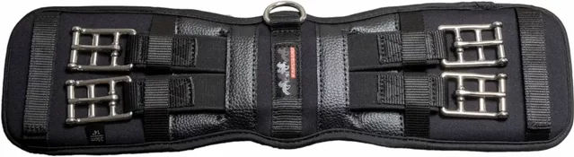 Karlslund Laki Anatomischer Kurzgurt für Pferde aus Neopren Schwarz 55 cm - 55 cm – Bild 1 von 3
