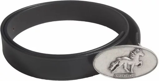 Produktbild von Karlslund Ledergürtel Unisex Schwarz 95 cm