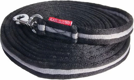 Karlslund Lungierstrick für Pferde aus Nylon in Schwarz - 7,1 m – Bild 1 von 2